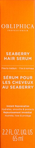 Obliphica Seaberry serum dispensing bottle shows easy application
