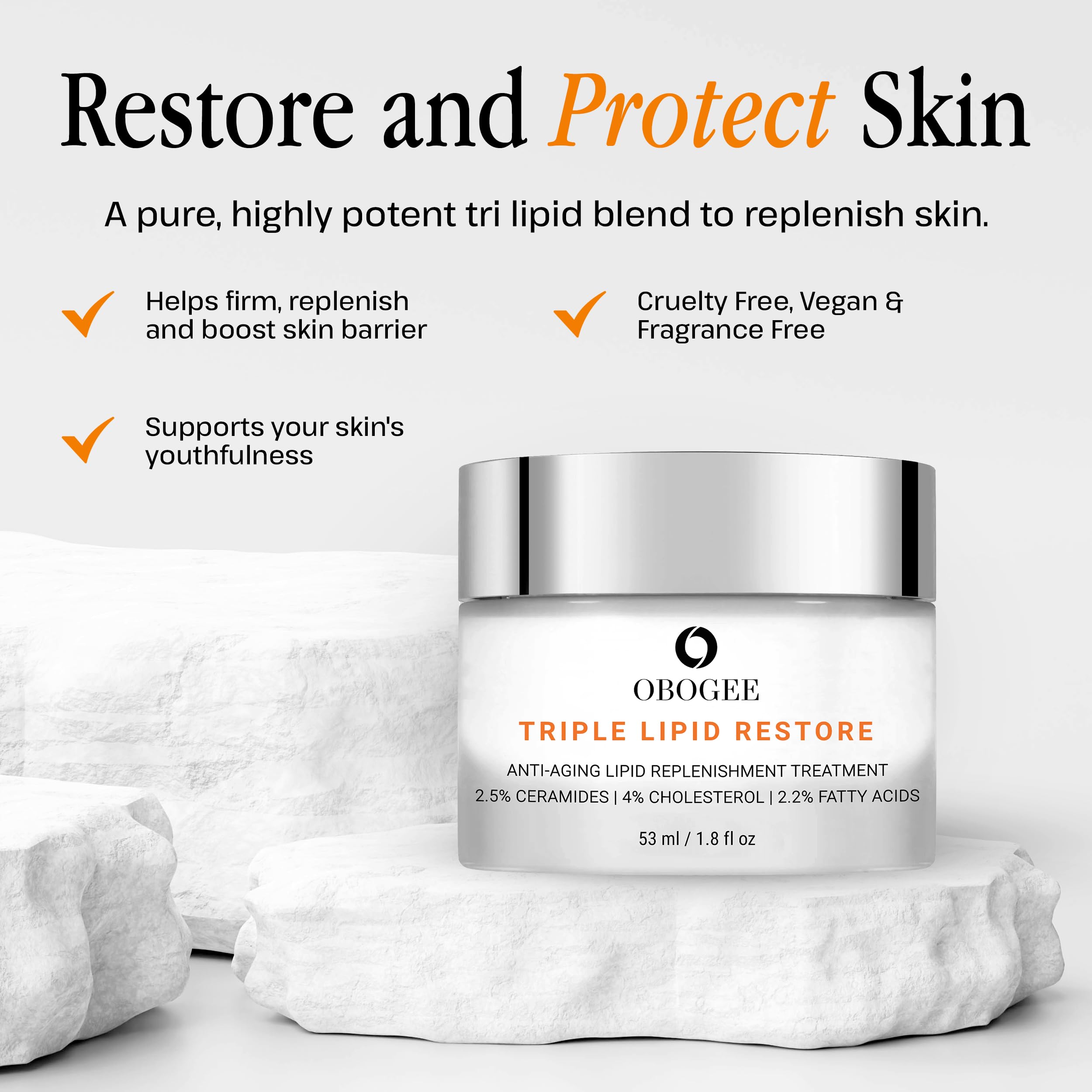 OBOGEE cream used in day routine after serums and before sunscreen.
