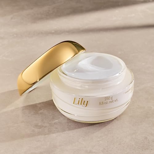 Cream texture close-up shows quick-absorbing formula and satin finish.