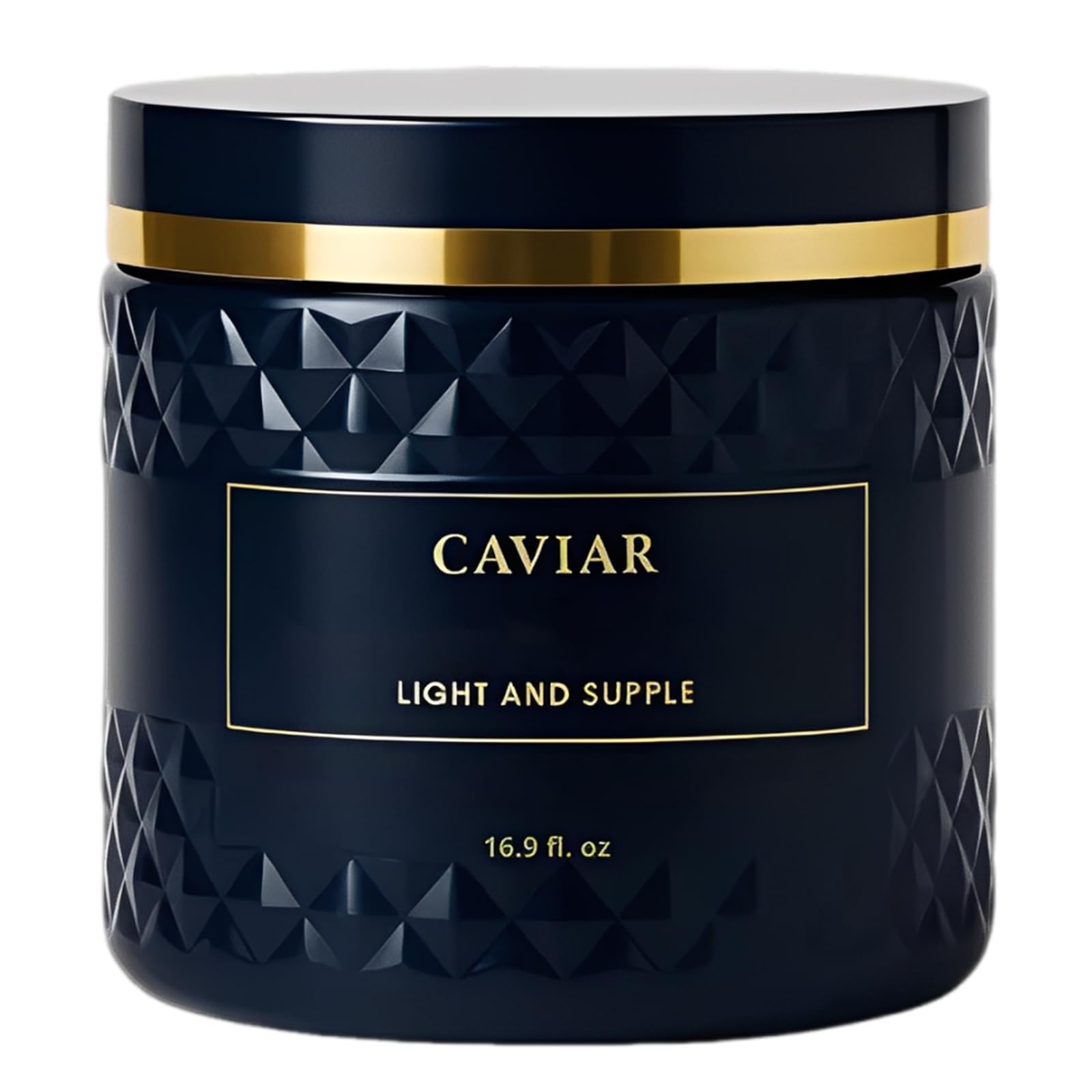 OBRADOYA Caviar Bloom hair mask jar close-up with rich moisture for dry hair.