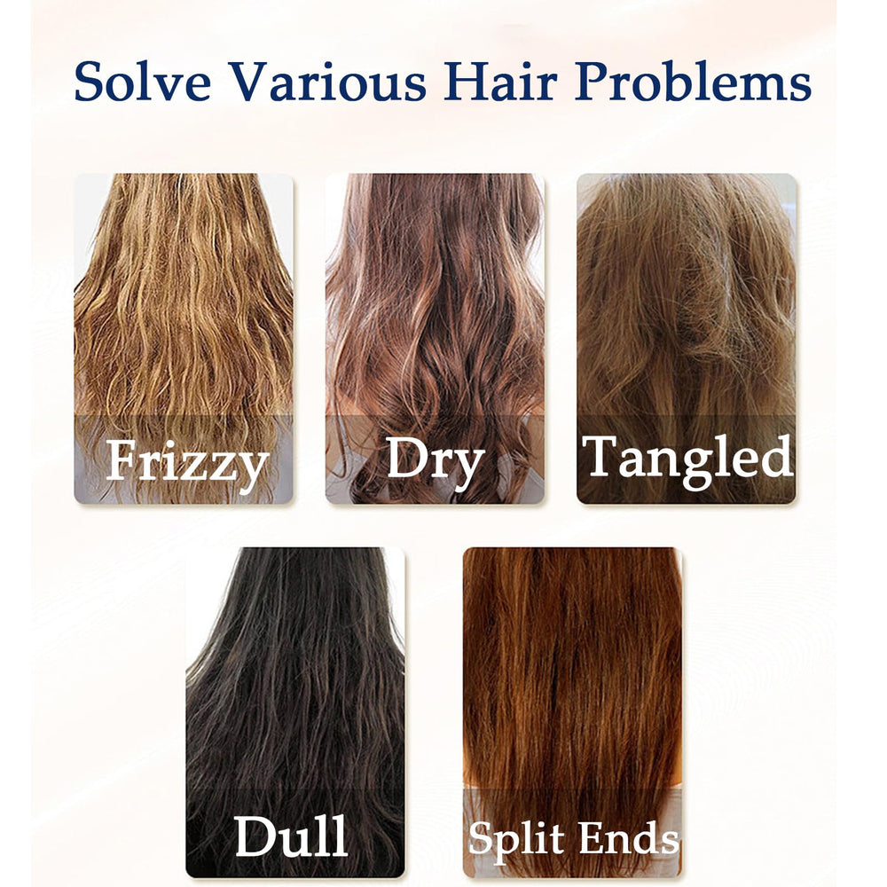 OBRADOYA Caviar Bloom hair shine after use with glossy finish.