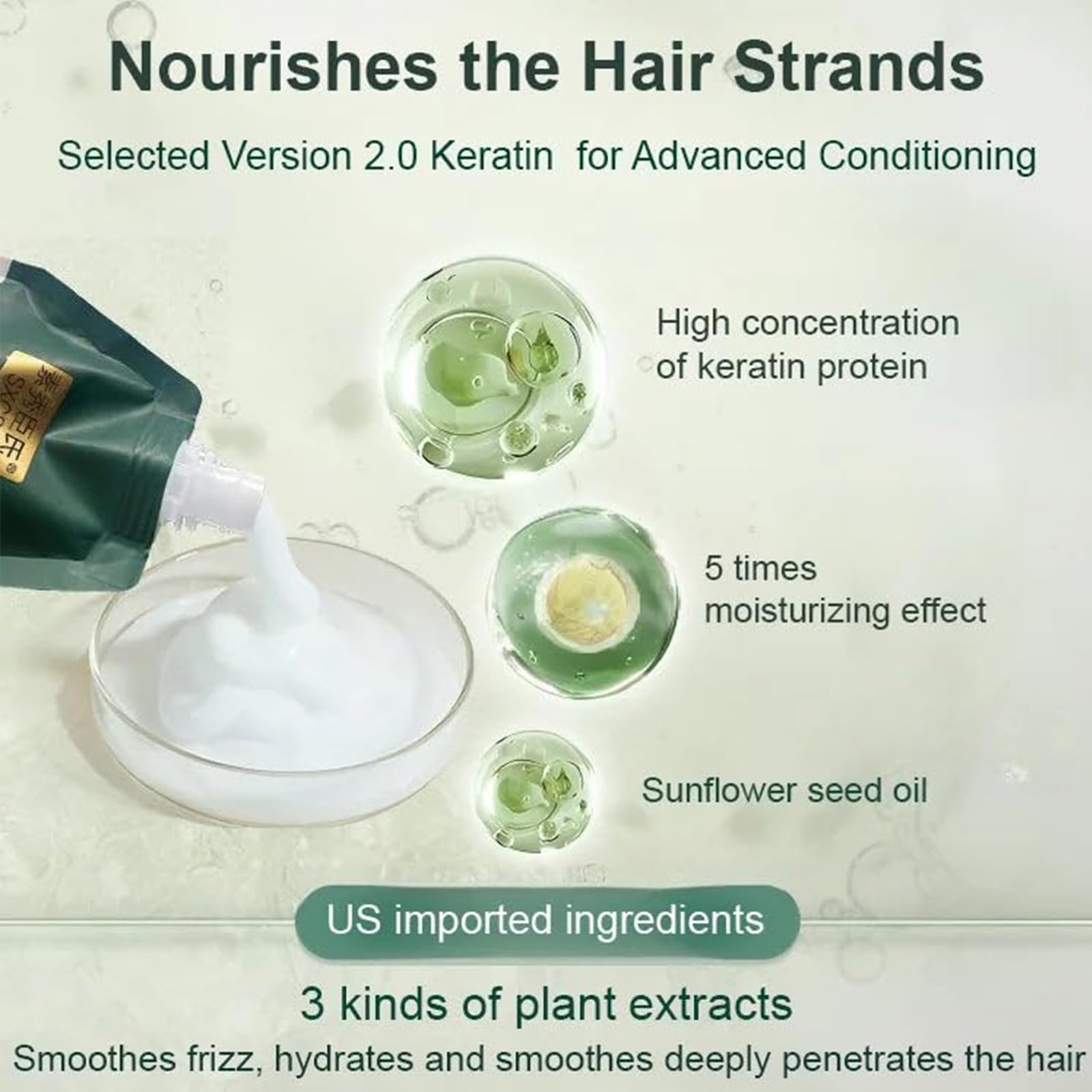 OBRADOYA keratin mask supports color-treated hair with moisture and protection.