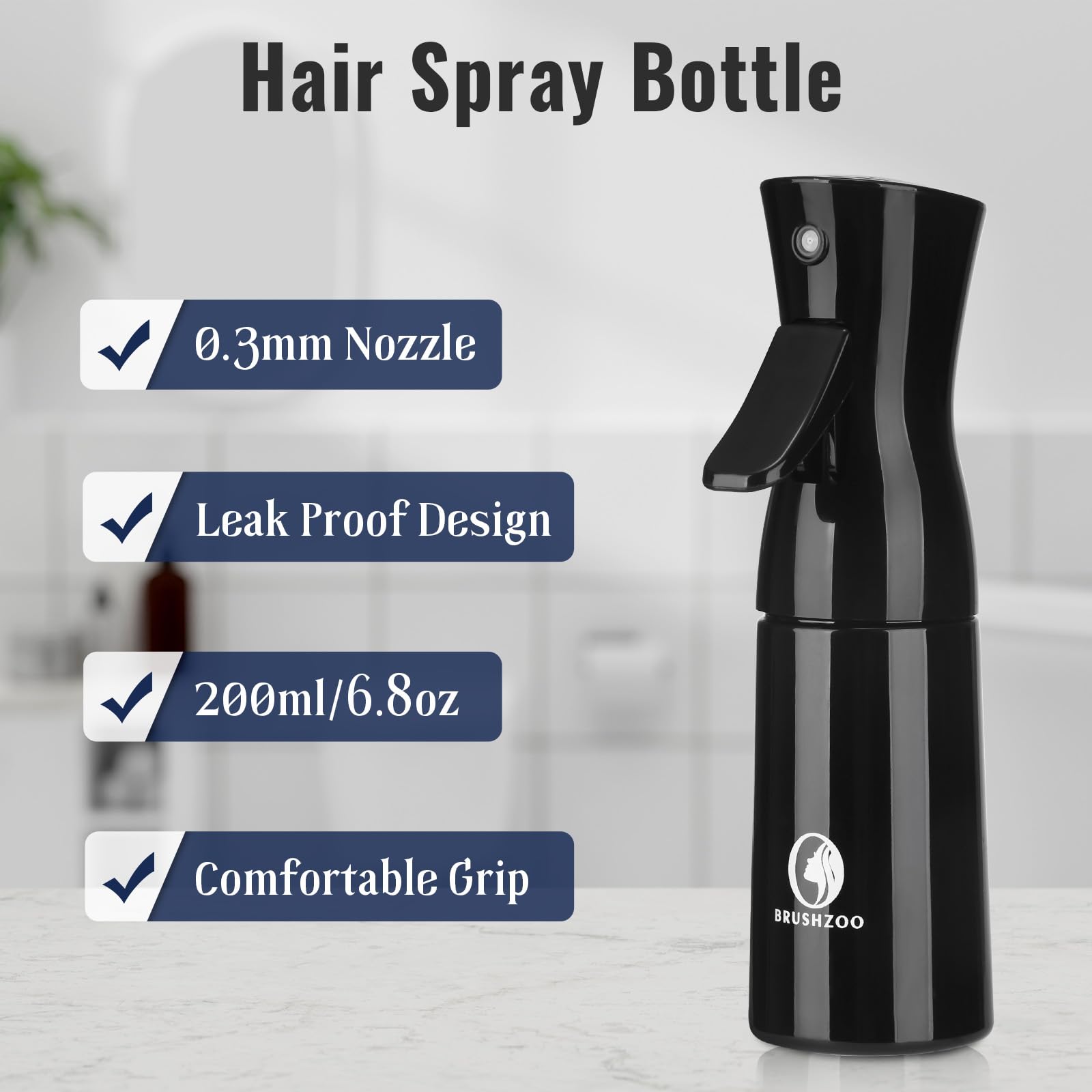 O BRUSHZOO classic 9-row brush eases knots and speeds blow-drying.