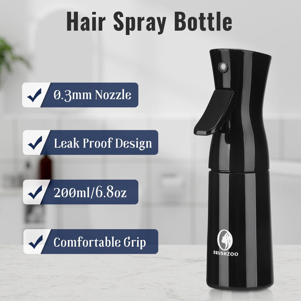 O BRUSHZOO classic 9-row brush eases knots and speeds blow-drying.