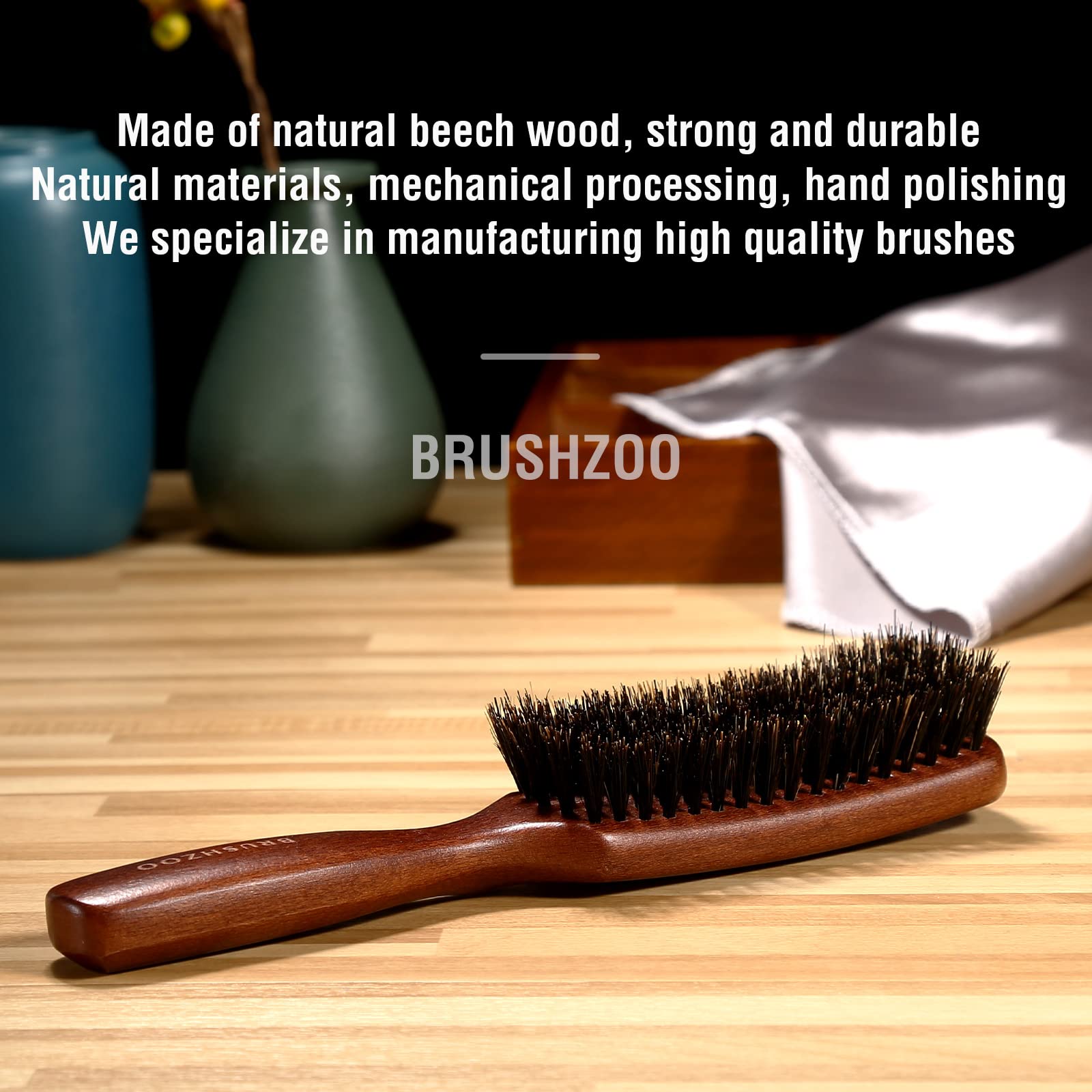 O BRUSHZOO men's grooming routine highlights portable, versatile design.
