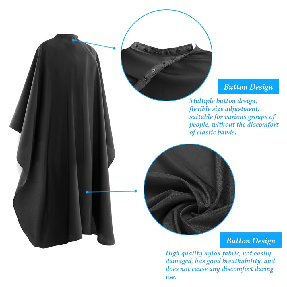 OBTANIM large 59x47 inch cape provides complete coverage during dye or cut.