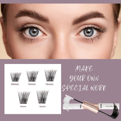 Ocean Pearl lash tweezers applicator for precise cluster placement