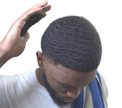 Ocean View Deep Waves Pomade scalp brush rounded ends for gentle scalp stimulation.