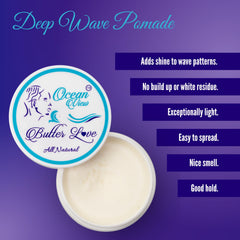 Ocean View Deep Waves Pomade water-based hold demonstrates clean, residue-free styling