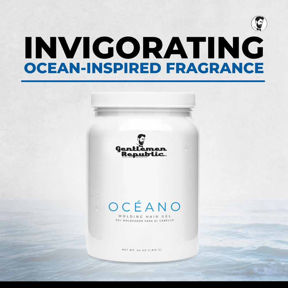 Alcohol-free Oceano gel formula for smooth application