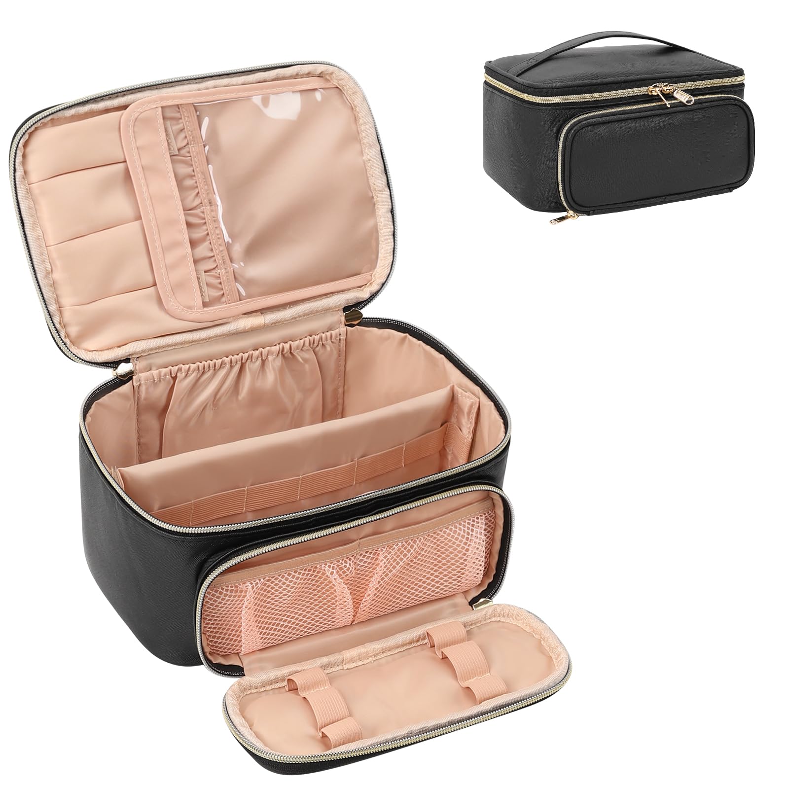 OCHEAL makeup bag packable in suitcase for travel-ready organization
