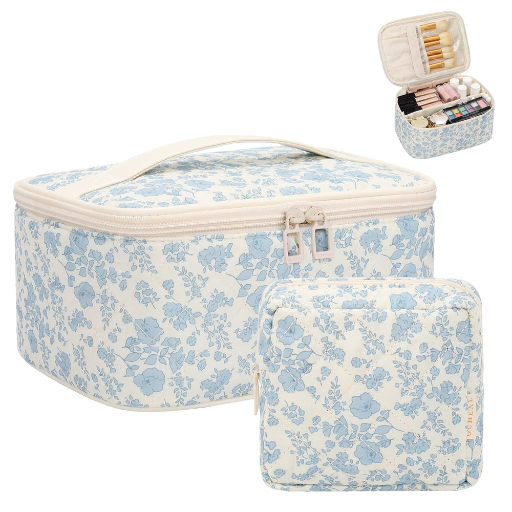 OCHEAL makeup bag set small pouch dimensions ideal for quick-access cosmetics
