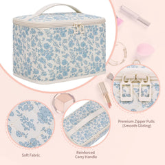 OCHEAL makeup bag divider keeps brushes and masks organized and dust-free