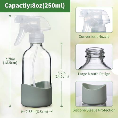 OCMML adjustable-nozzle spray highlights versatile mist to stream settings for plants, hair, and surfaces.