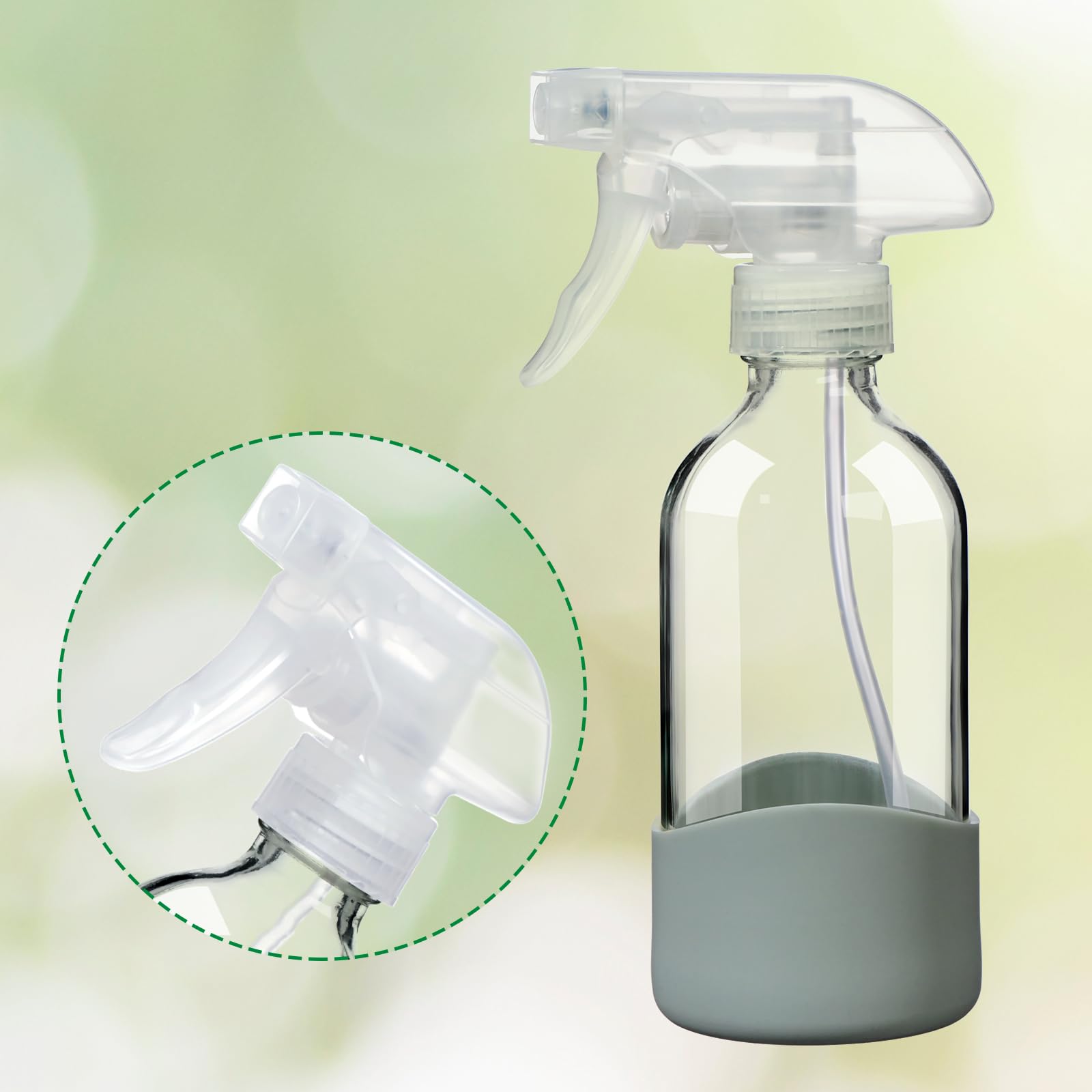 OCMML leakproof nozzle and sleeve reduce spills for everyday cleaning and organization.