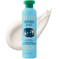 OCOA beauty hydrates curl cream jar front highlights hydration for defined curls