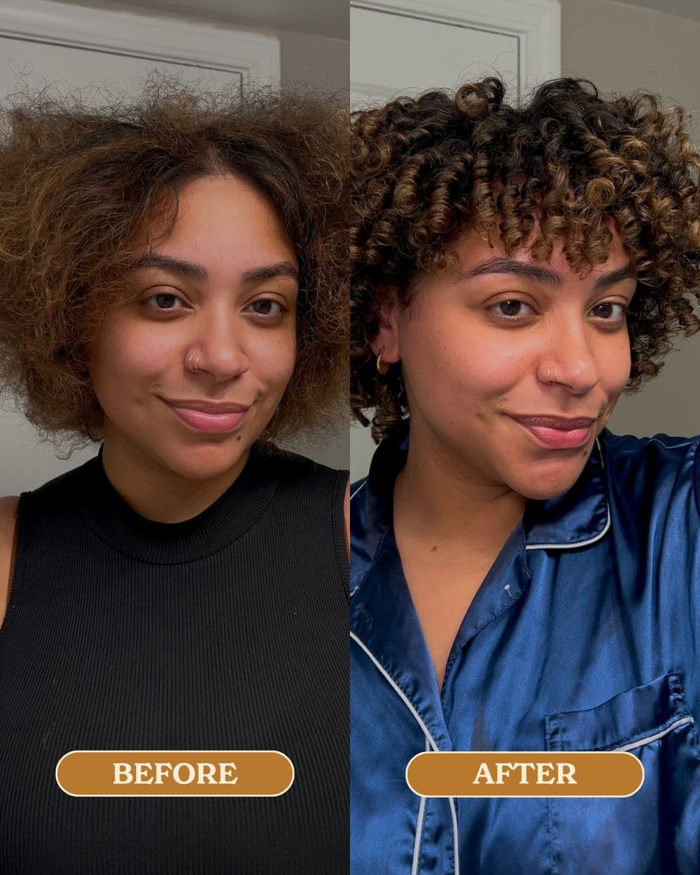 OCOA Curl Care Shampoo bottle with apple cider vinegar hints at balanced cleansing