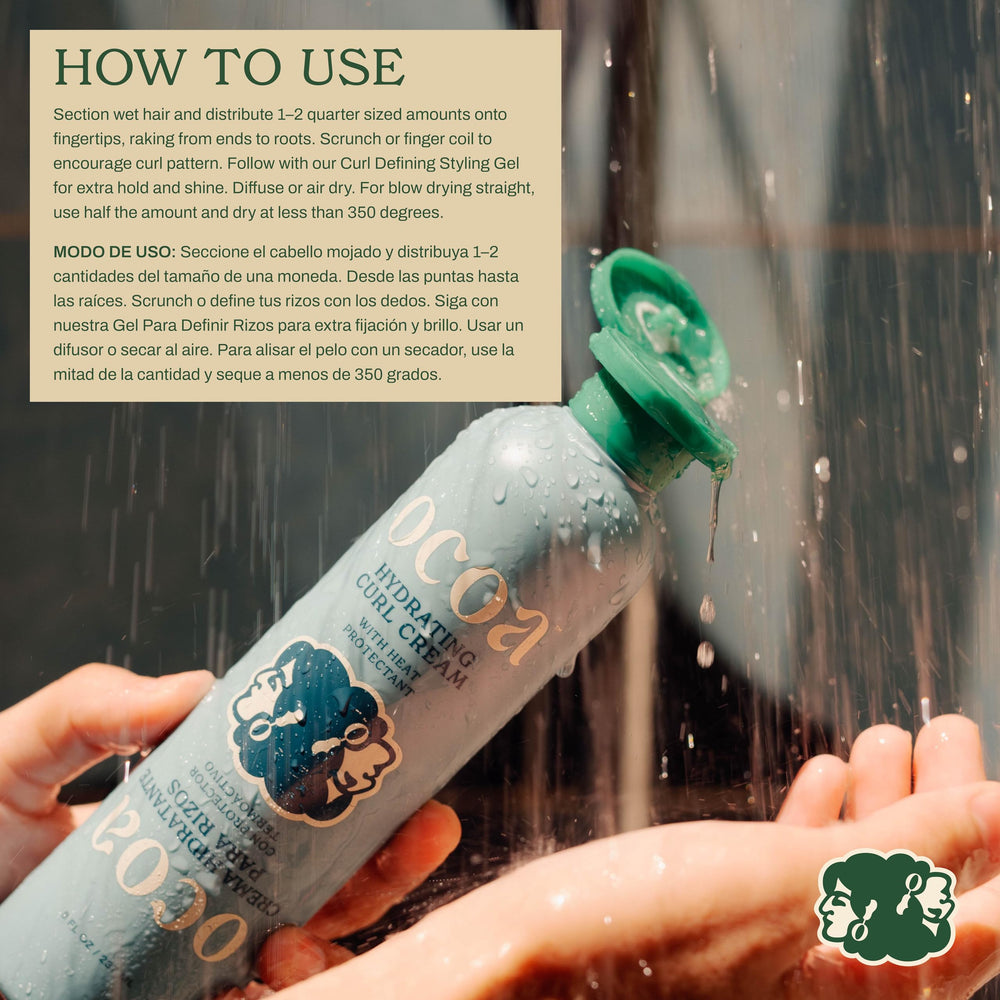 OCOA quinoa and soy proteins reinforce curls for stronger appearance