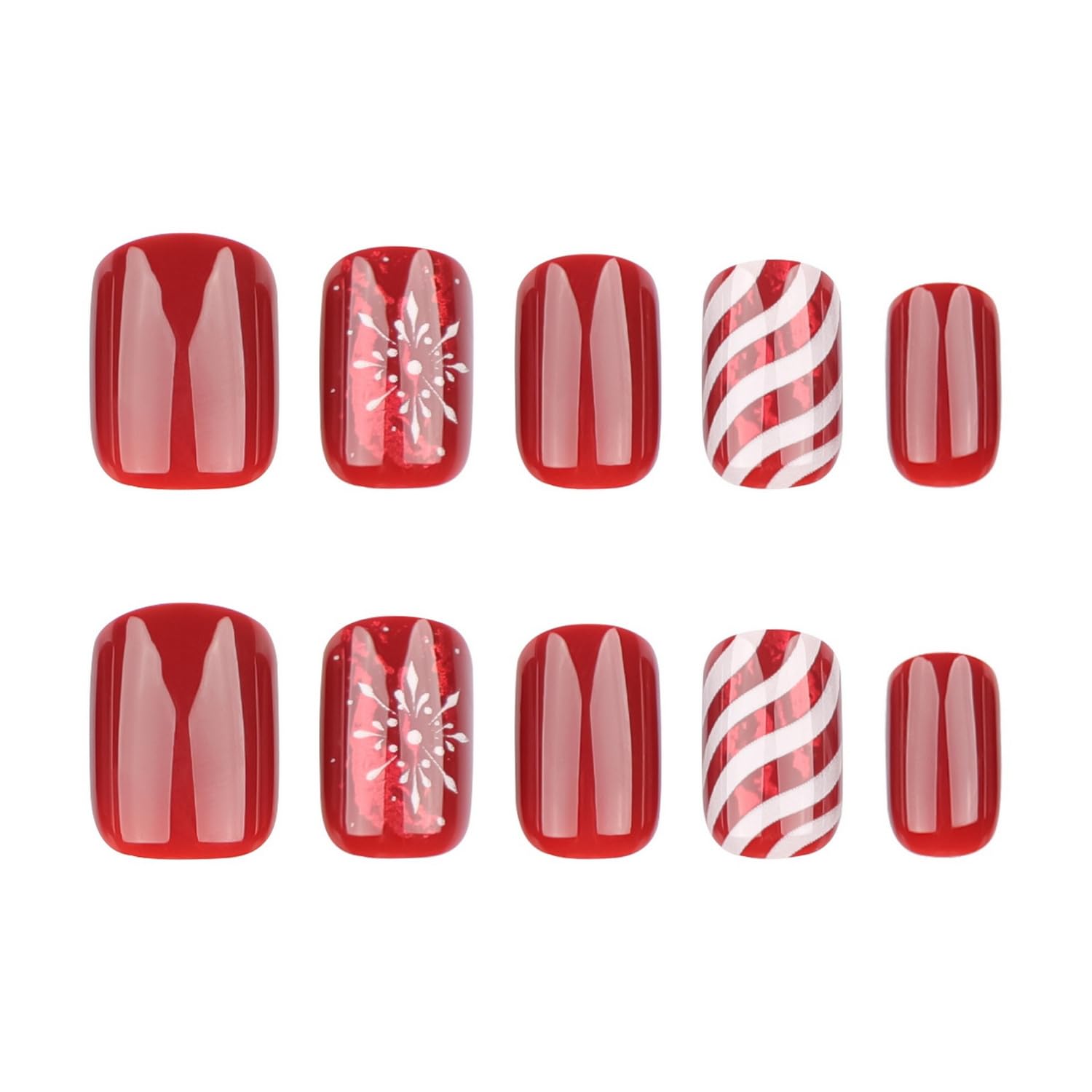 OCOUYVD Reusable acrylic nails deliver durable full-cover wear