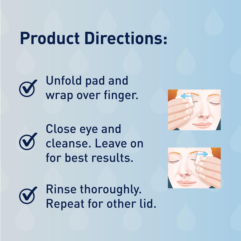 Individually packaged OCuSOFT Lid Scrub PLUS wipes ideal for travel and on-the-go use.