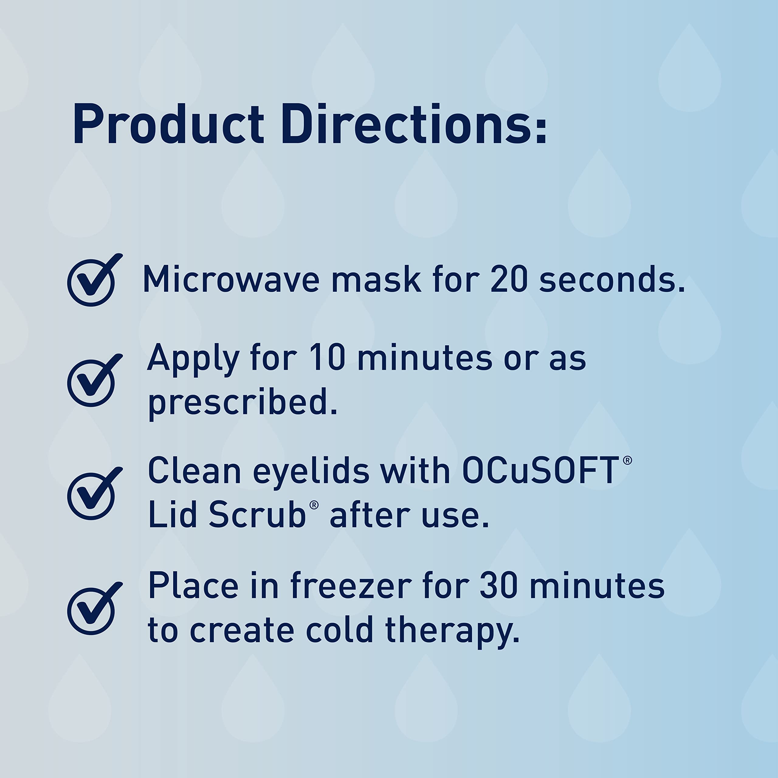 OCuSOFT Dry Eye Mask Basic soft-material exterior feels comfortable against skin