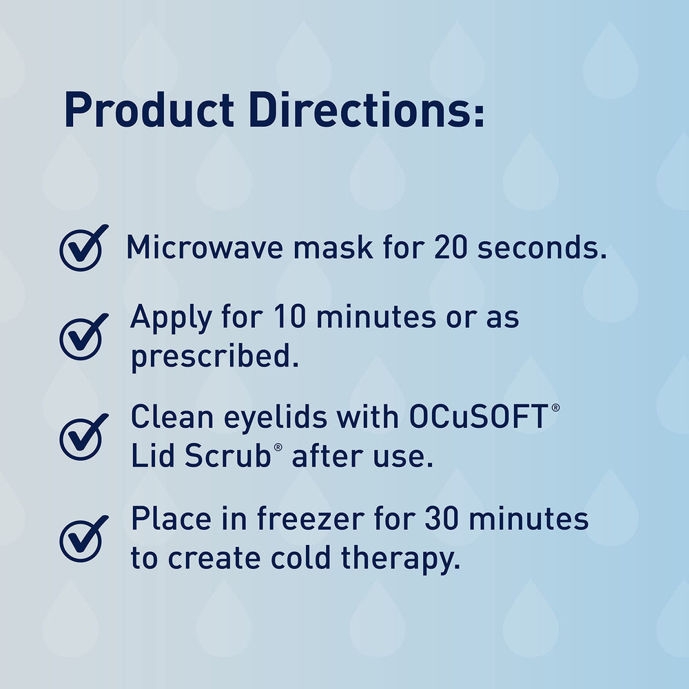 OCuSOFT Dry Eye Mask Basic soft-material exterior feels comfortable against skin