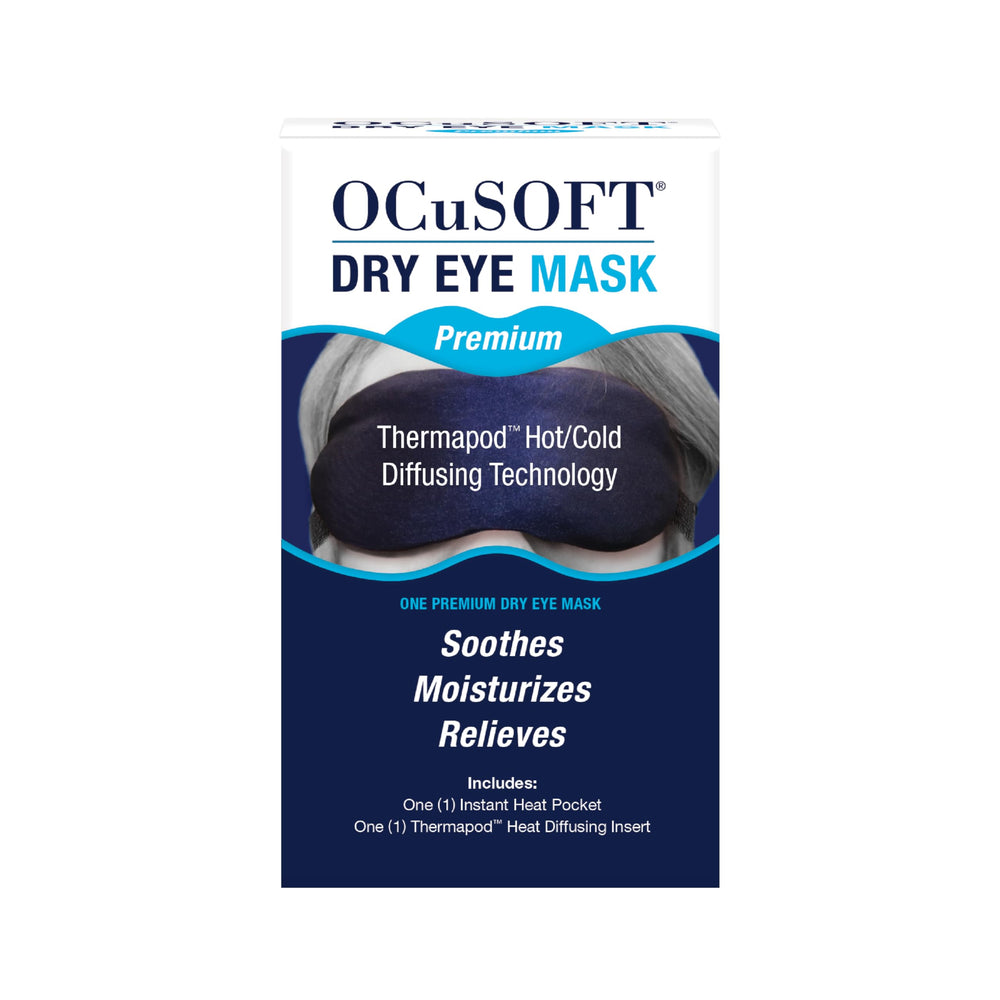 OCuSOFT Dry Eye Mask Premium packaging for easy storage