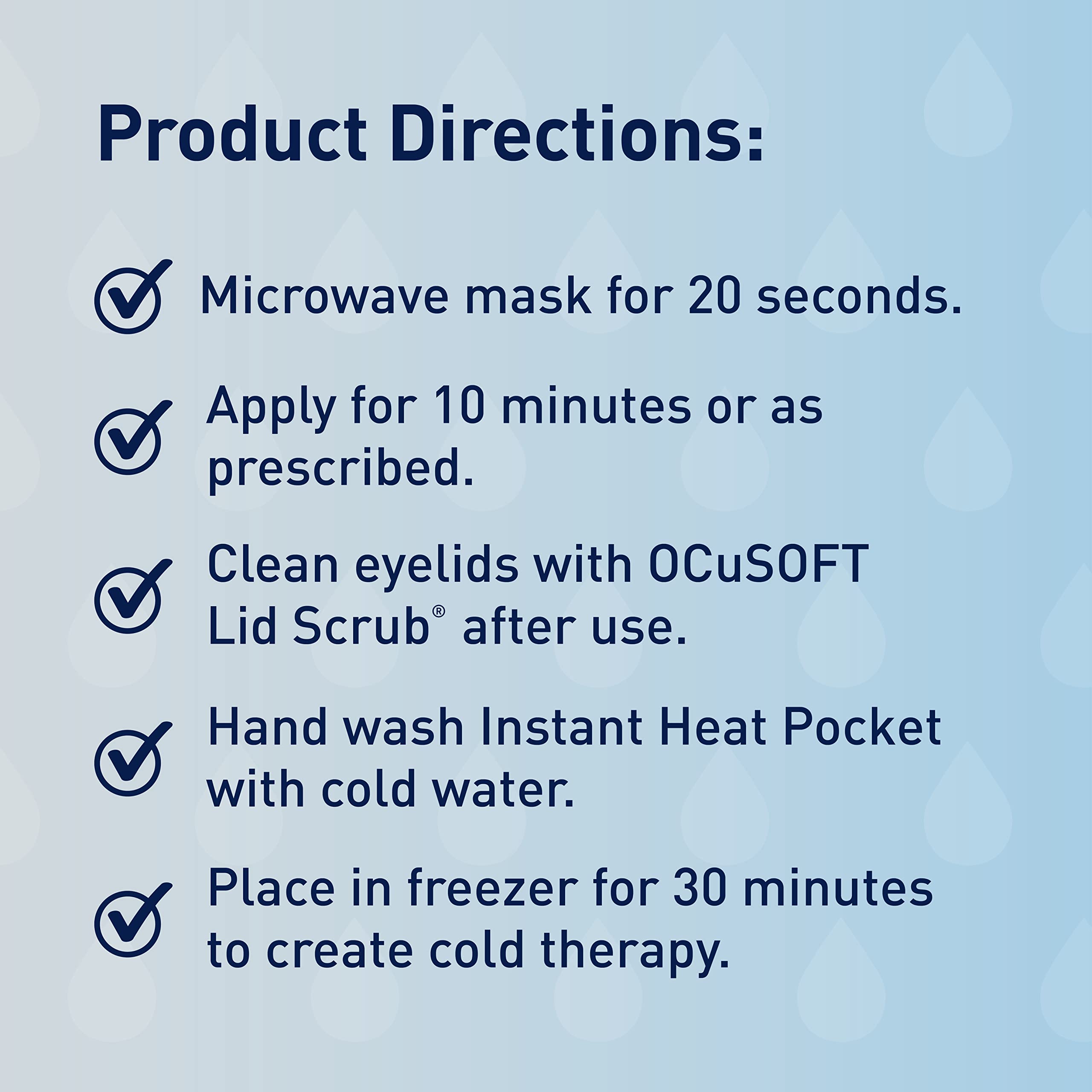 OCuSOFT Dry Eye Mask Premium soft padding and secure strap for comfortable wear