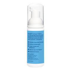 OCuSOFT Lid Scrub PLUS Foam on eyelids for efficient cleansing