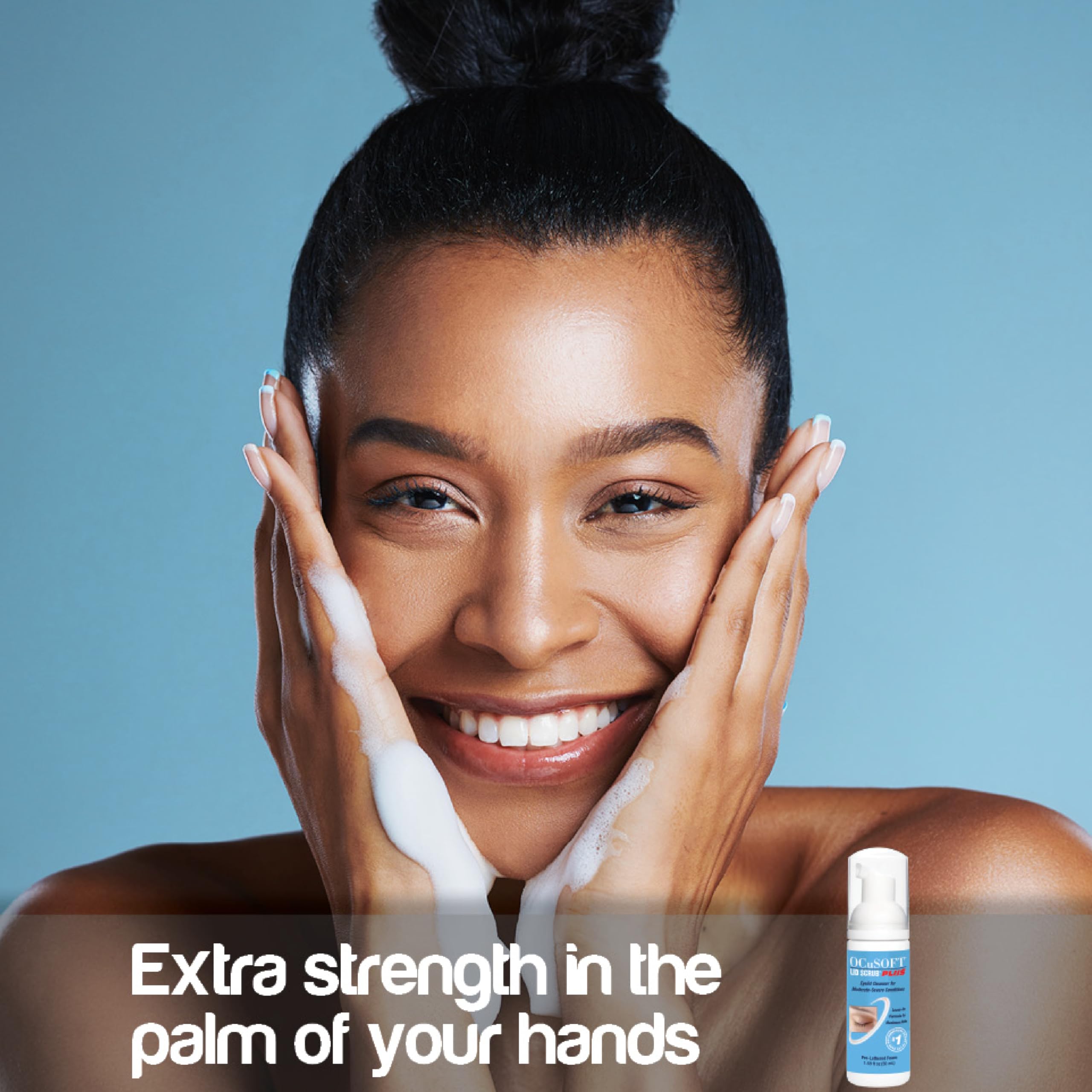 OCuSOFT Lid Scrub PLUS Foam pollen and oil removal for refreshed eyes