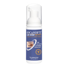 OCuSOFT Oust Demodex Foam Cleanser bottle shows gentle eyelid cleansing and debris removal.