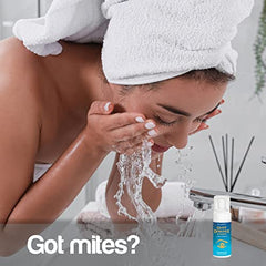 OCuSOFT Oust Demodex eyelids close-up highlights soothing foam for lid hygiene.