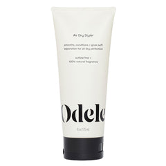 Odele Air Dry Styler bottle front view showing frizz control and easy styling.