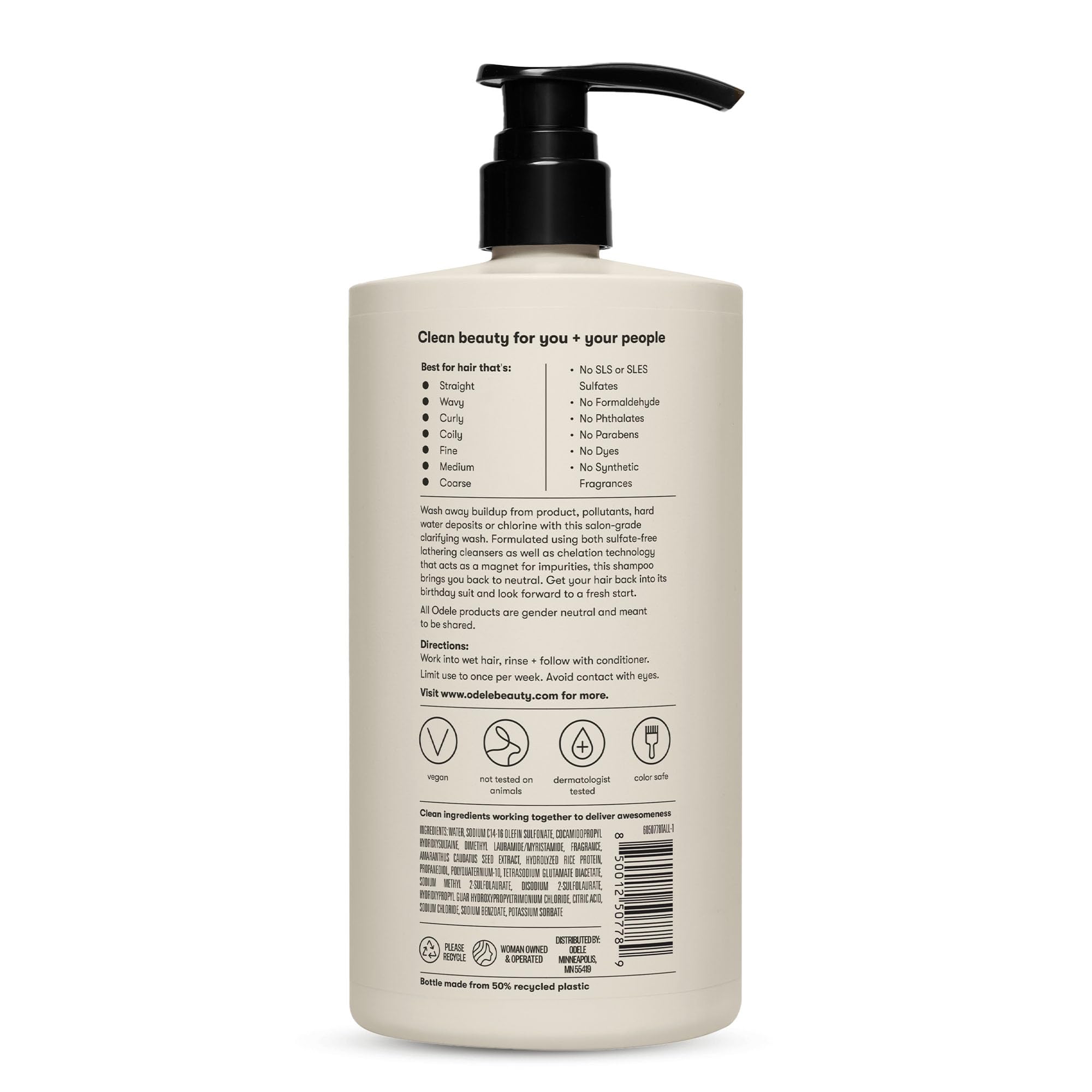 Odele brand ethos: vegan, cruelty-free care aligned with conscious beauty.