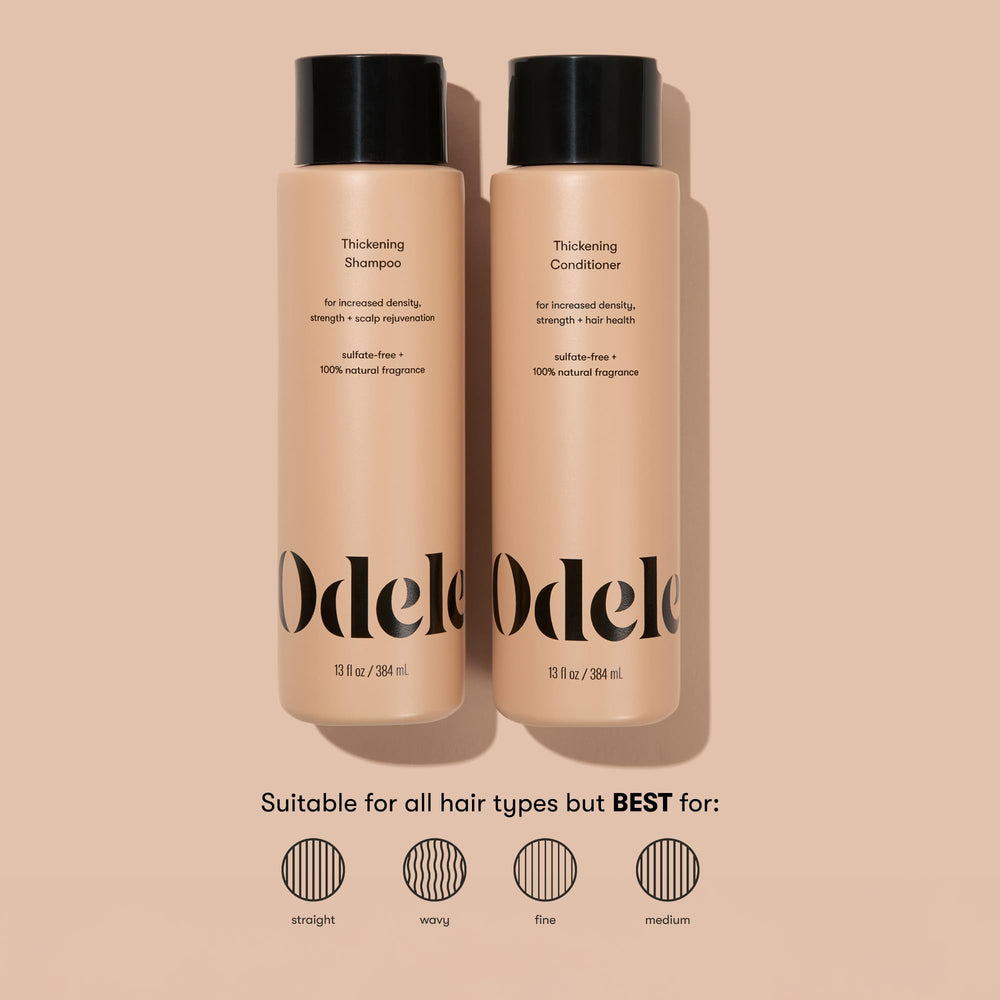 Odele Gift Set box showcases density and strength regimen