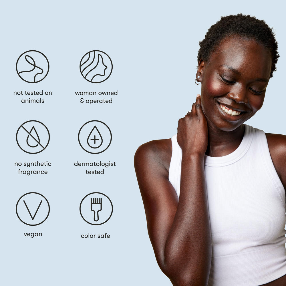Odele Moisture Repair fragrance note illustration featuring oakmoss, ylang ylang, cucumber