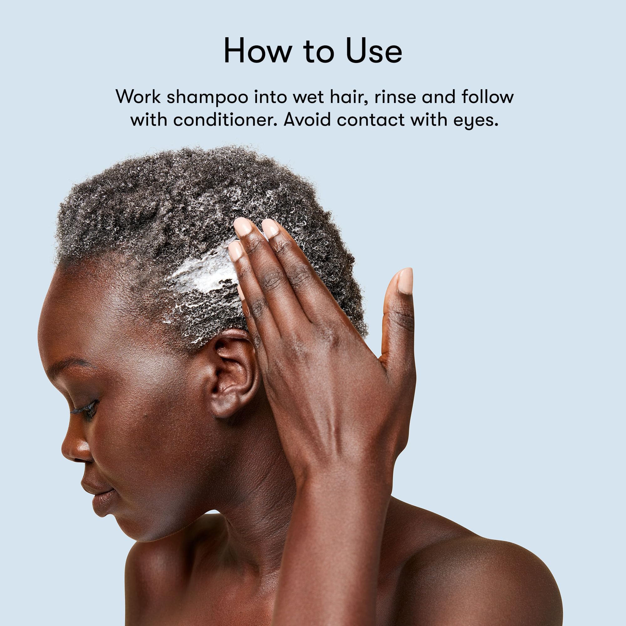 Odele Moisture Repair hair closeup showing healthy shine