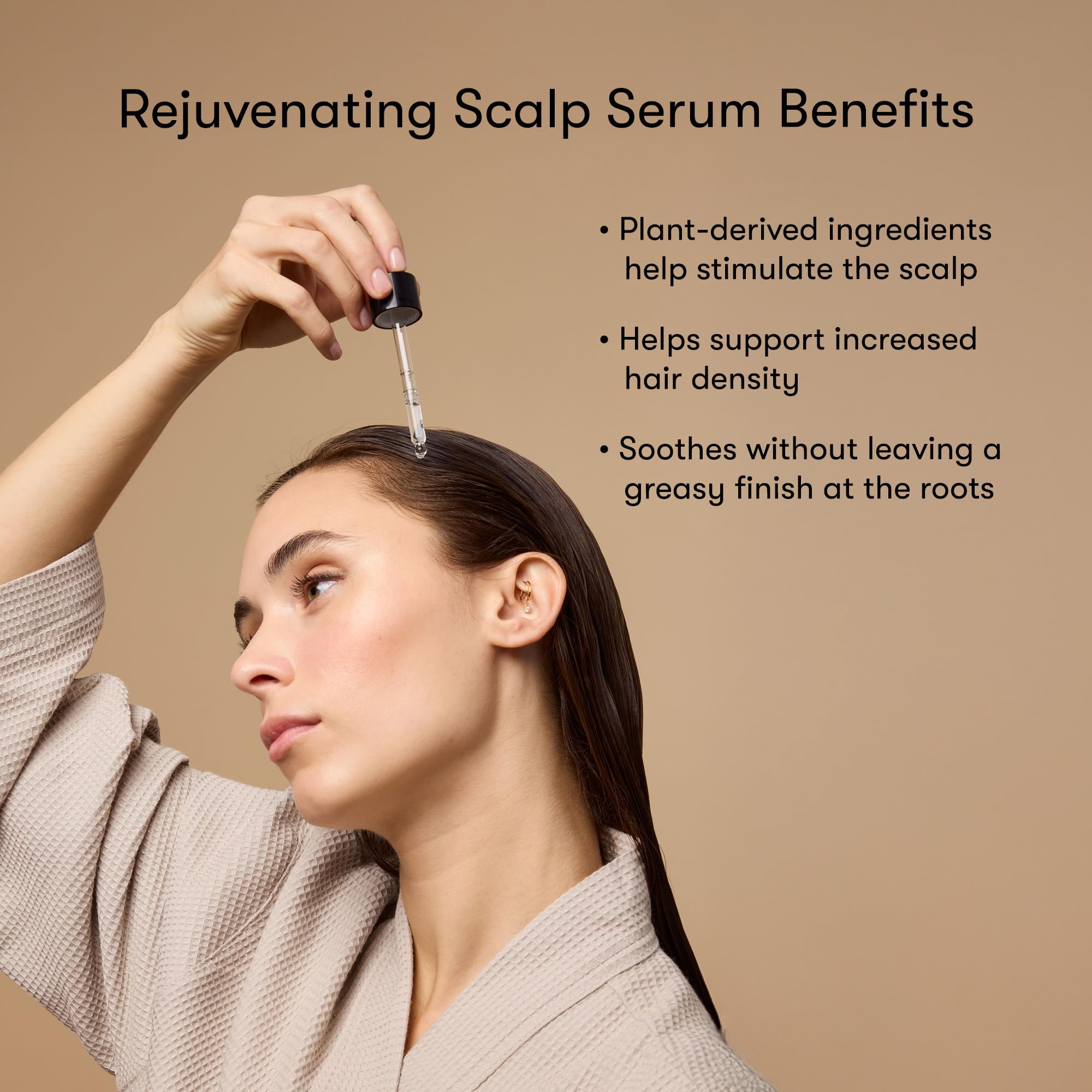 Odele Rejuvenating Scalp Serum ginger and peppermint cooling on scalp
