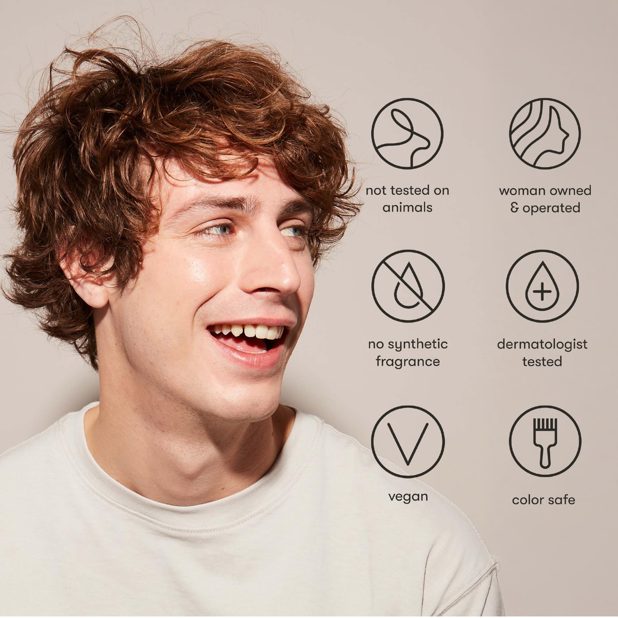 Odele Texturizing Sea Salt Spray packaging communicates clean, vegan, cruelty-free values.