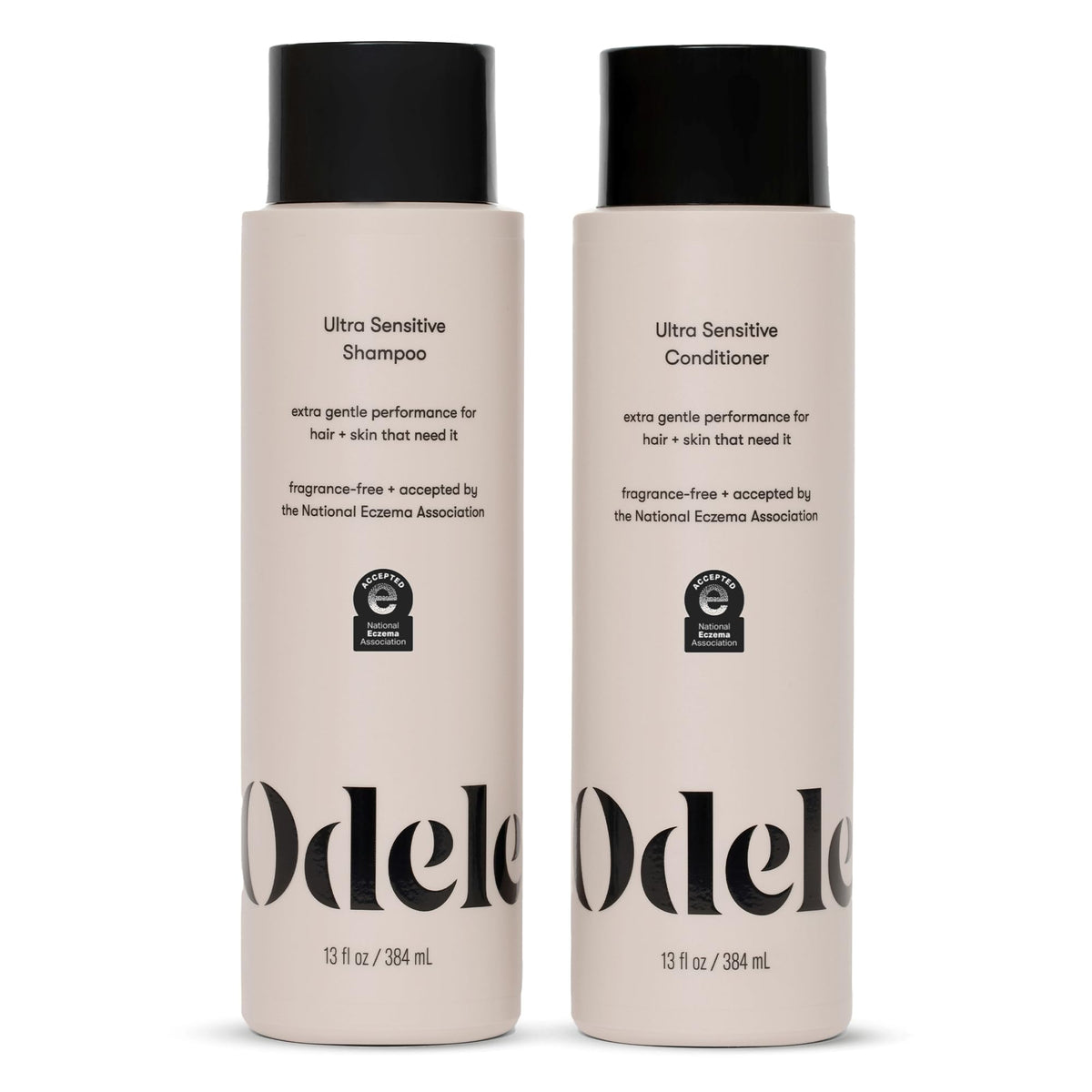Odele Ultra-Sensitive Shampoo bottle with sulfate-free cleansing for sensitive scalps