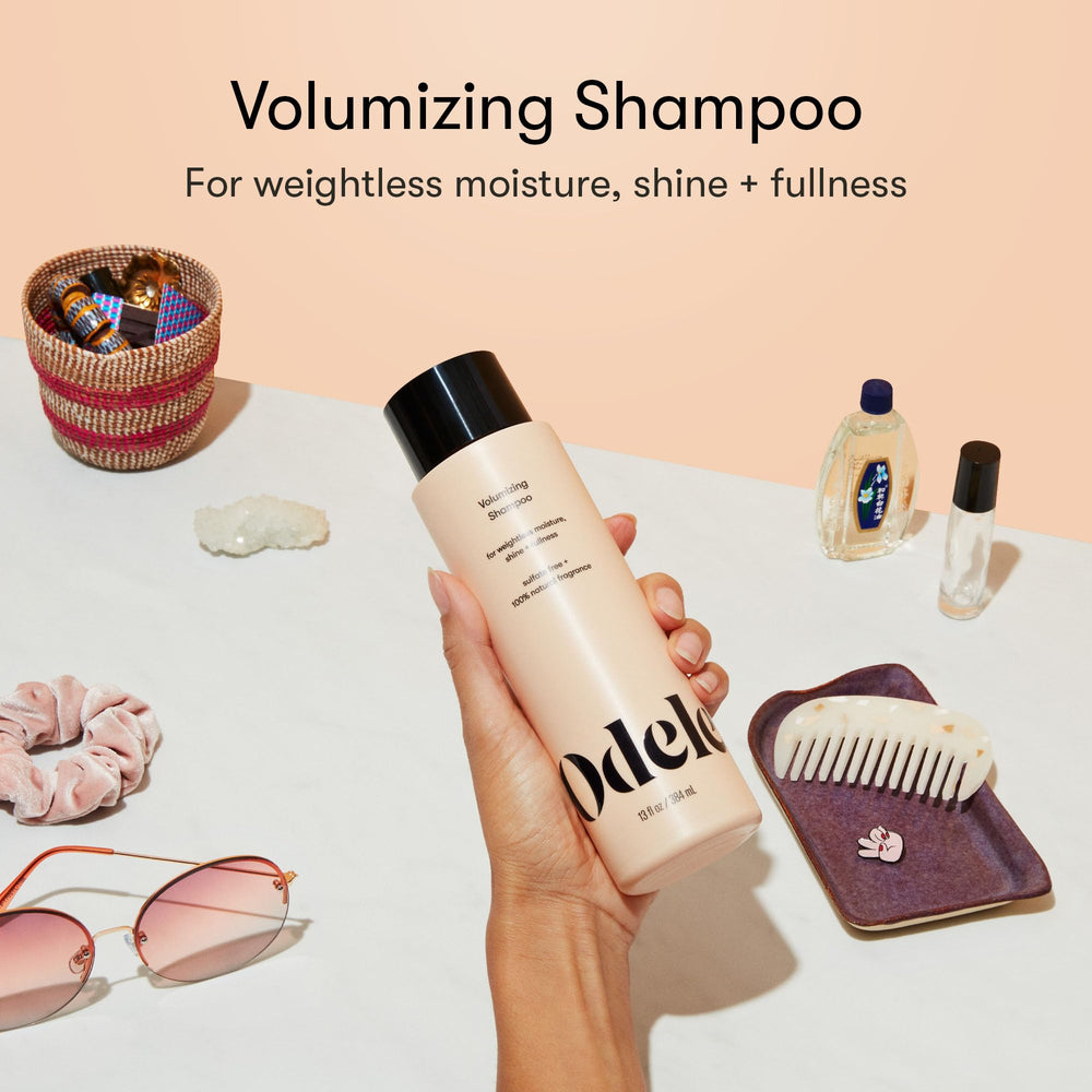 Odele volumizing shampoo pour shot highlights easy rinse and scalp care