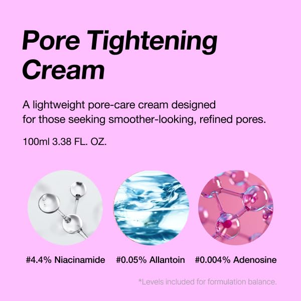 Texture closeup of ODELOI Black Cherry Pore Tightening Cream for lightweight application