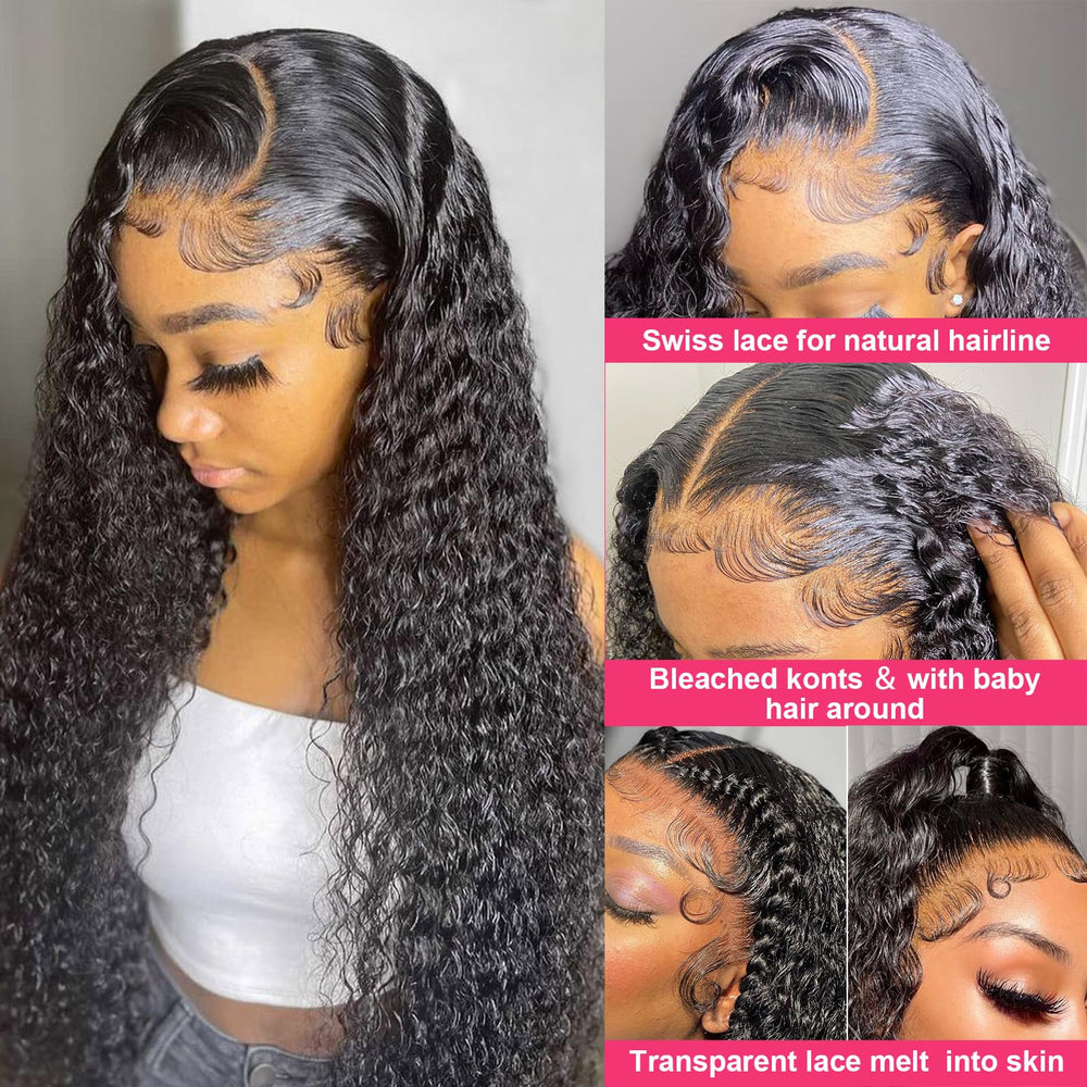 Odored 13x6 deep part wig enables versatile styling and natural part.
