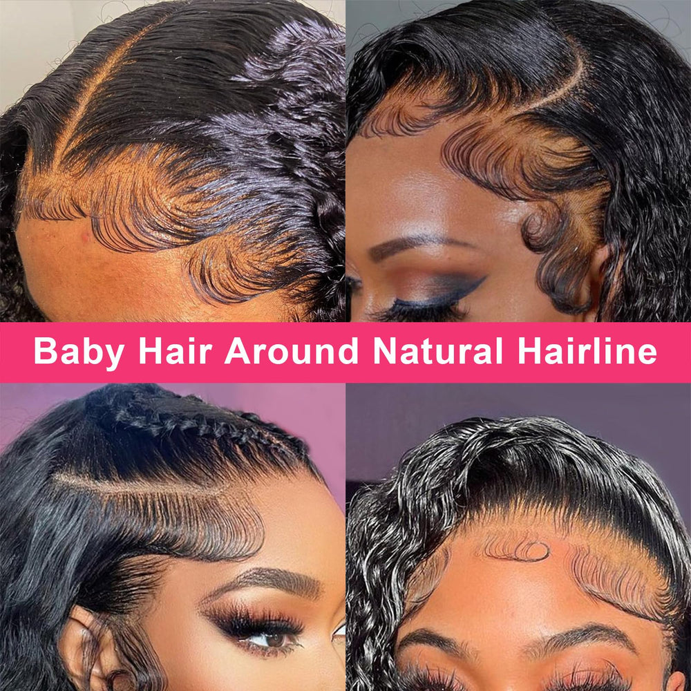 Odored 13x6 HD lace front wig with adjustable cap for a secure, comfortable fit.