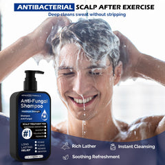 Oely seborrheic dermatitis relief hair image suggests redness and flakes reduction.