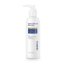 Oeneis Hydro-Collagen Boost Gel bottle for device-ready microcurrent sessions.