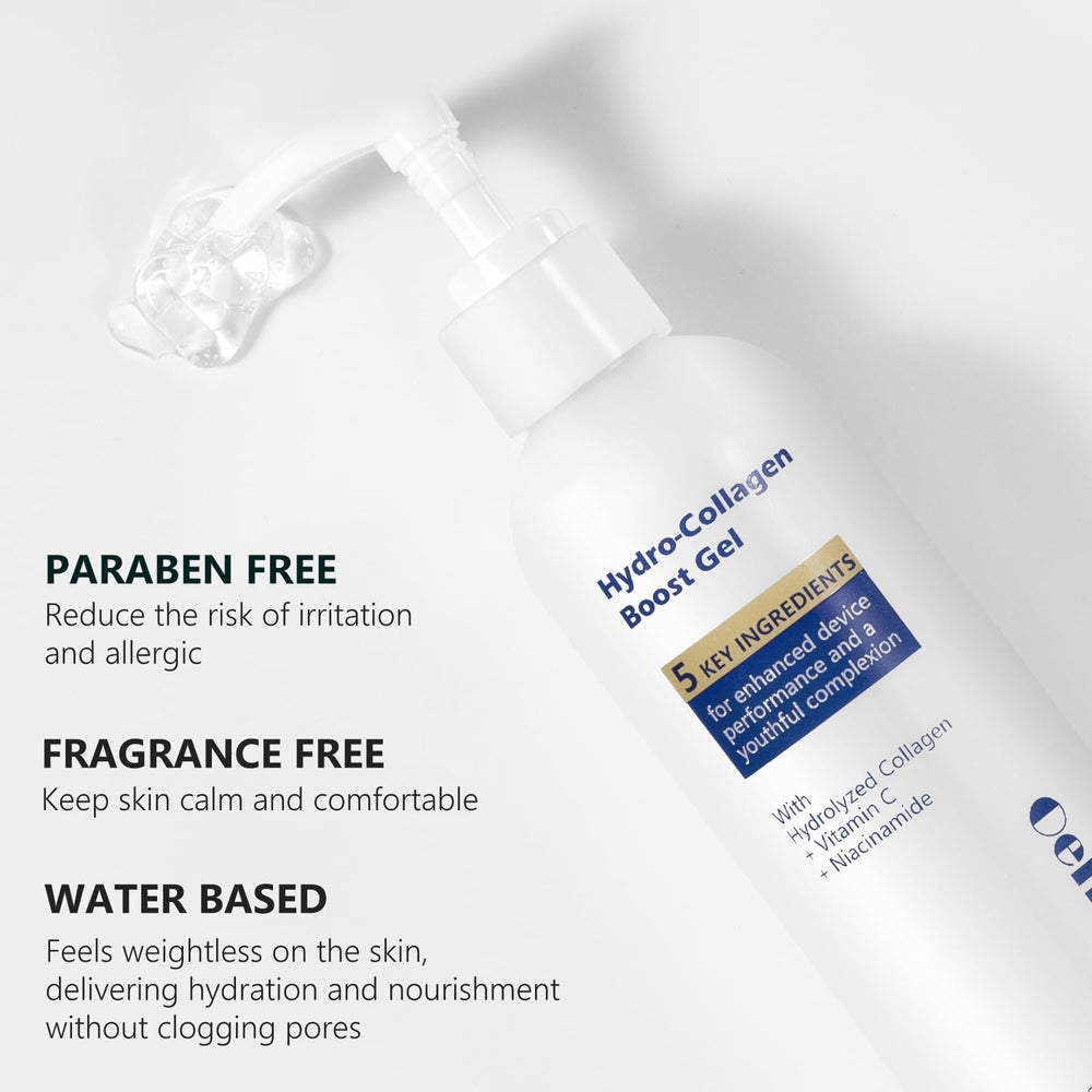 Oeneis Hydro-Collagen Boost Gel with hyaluronic acid delivering deep hydration.