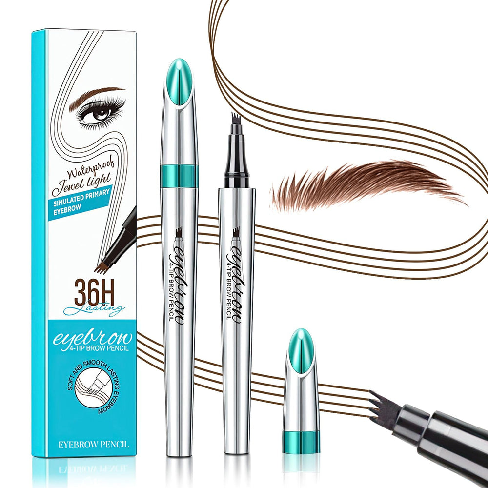 OETUIOW 3D waterproof eyebrow pen main view highlights natural brow definition and precision.