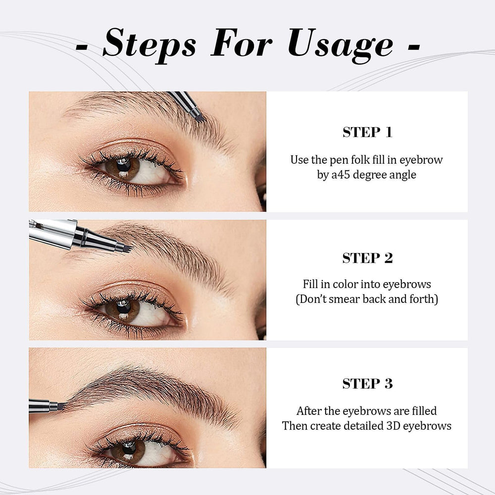 OETUIOW travel-friendly brow pen shown in compact makeup bag