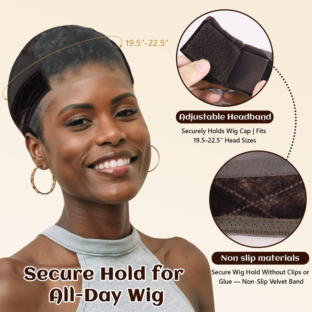 OFBIC lace wig cap 4x5 transparent lace front blends naturally